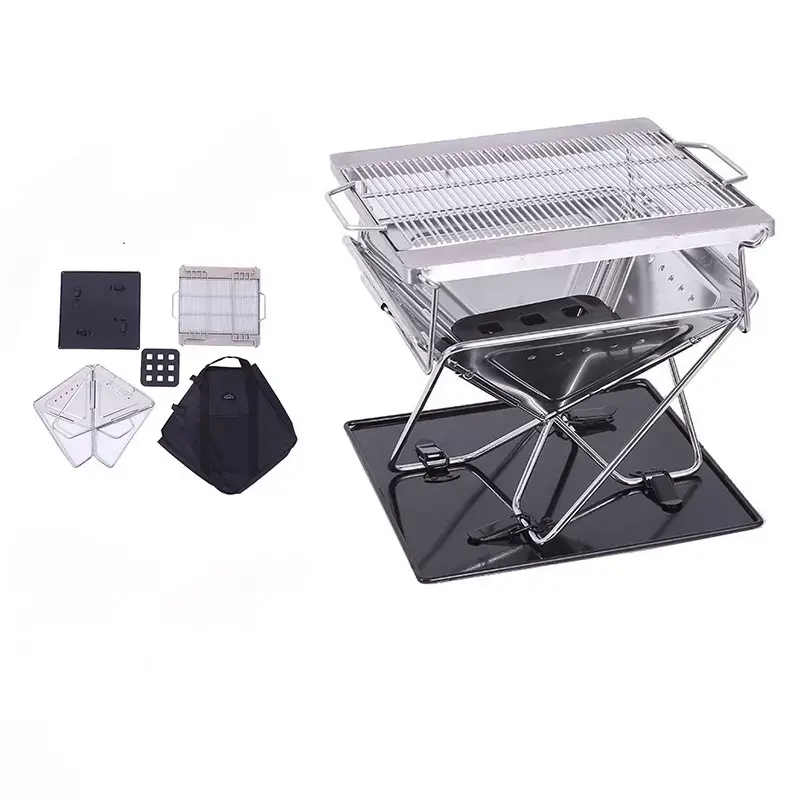 High quality 100% outdoor cooking steel charcoal cooking BBQ grill grill supplies