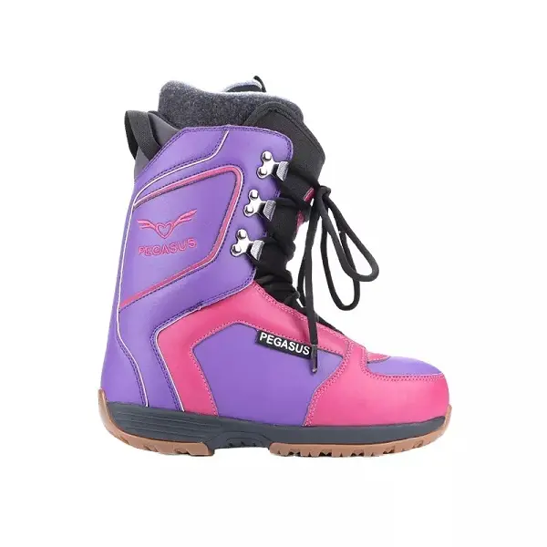 New Women Winter Snow Ski Shoes Snowboard Boots Warm Non-slip Waterproof Shock Ski Boots