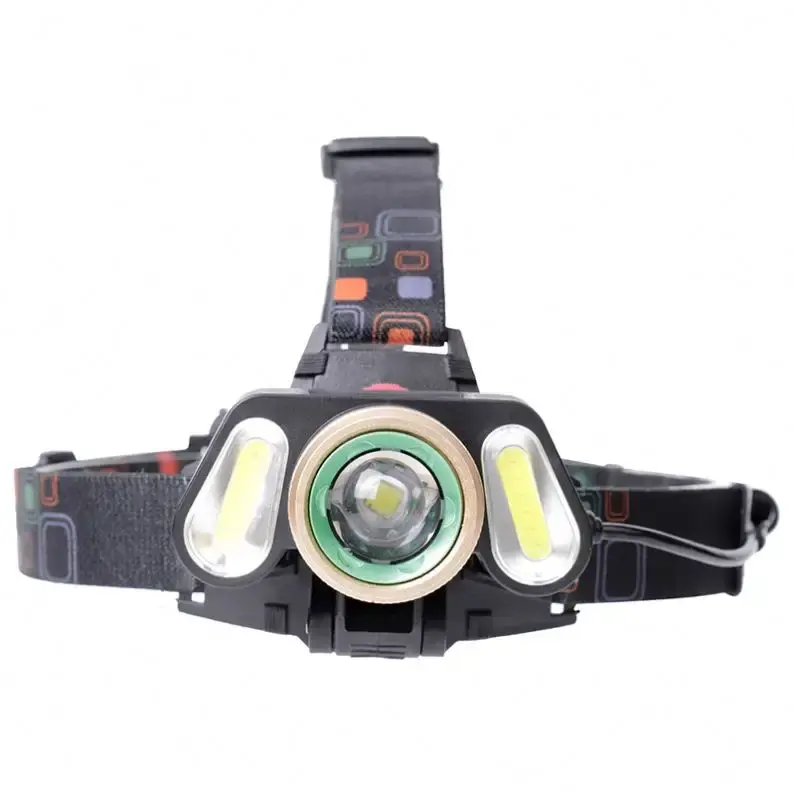 High power aluminum alloy rechargeable LED headlights