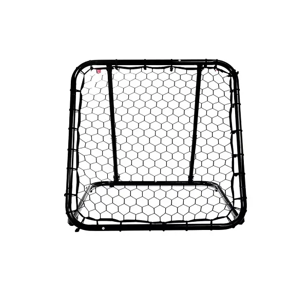 Portable Football Training Net Durable Adjustable Spring Loaded Soccer Rebounder Cast Iron Frame Suitable for Adult Child
