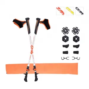 Cork Handle Multi Color Aluminum Trekking Pole Walking Sticks for Children