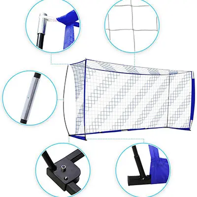 Football Practice Training Net Soccer Goal, Football Goal Net, Folding Soccer Goal Set