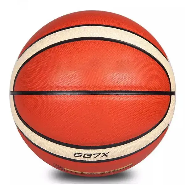 Baloncesto 29.5” men size basketball PU leather GG7X 2023 verson basketball for indoor and outdoor playing