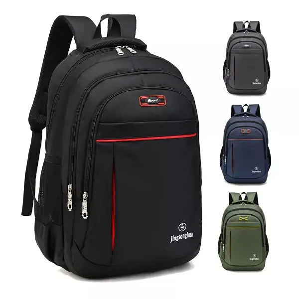 custom shifang black college office water proof rucksack back pack fit 17 inch computer travel laptop bag backpack Featured Image