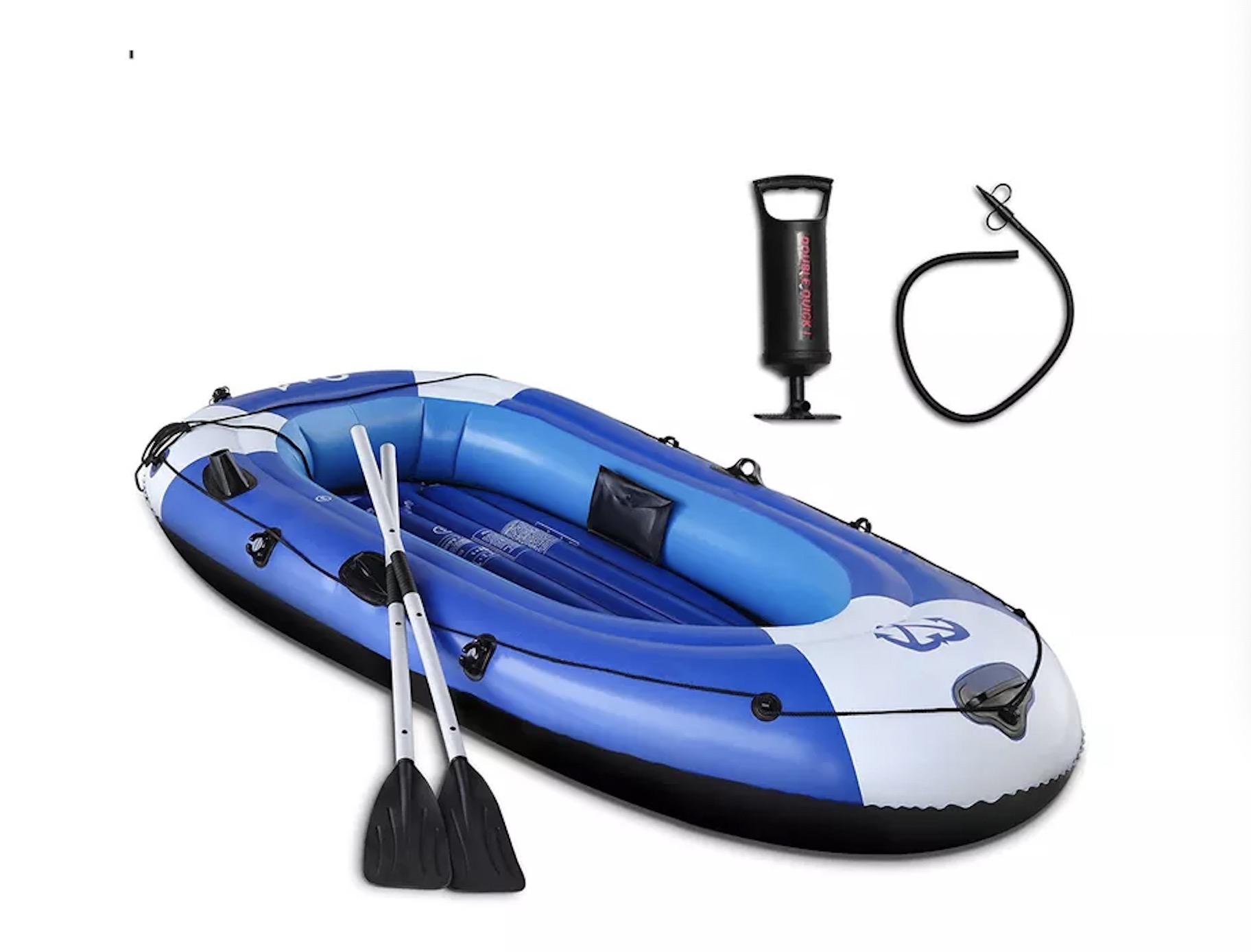 Amazon hot selling drop stitch PVC Thicken Inflatable Rowing Air floor Fishing dinghy Boat with Paddle and pump for adult Featured Image