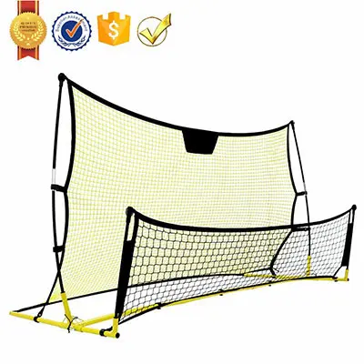 Adjustable Pitch Back Portable Backstop Goal Target Football Soccer Rebounder Net Featured Image