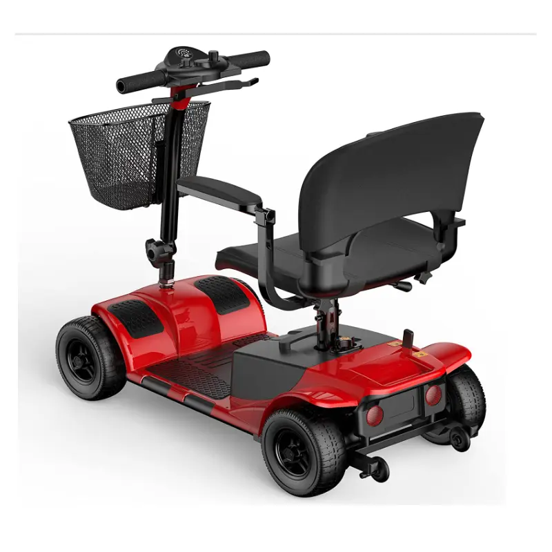 4 wheel power mobile scooter is suitable for seniors