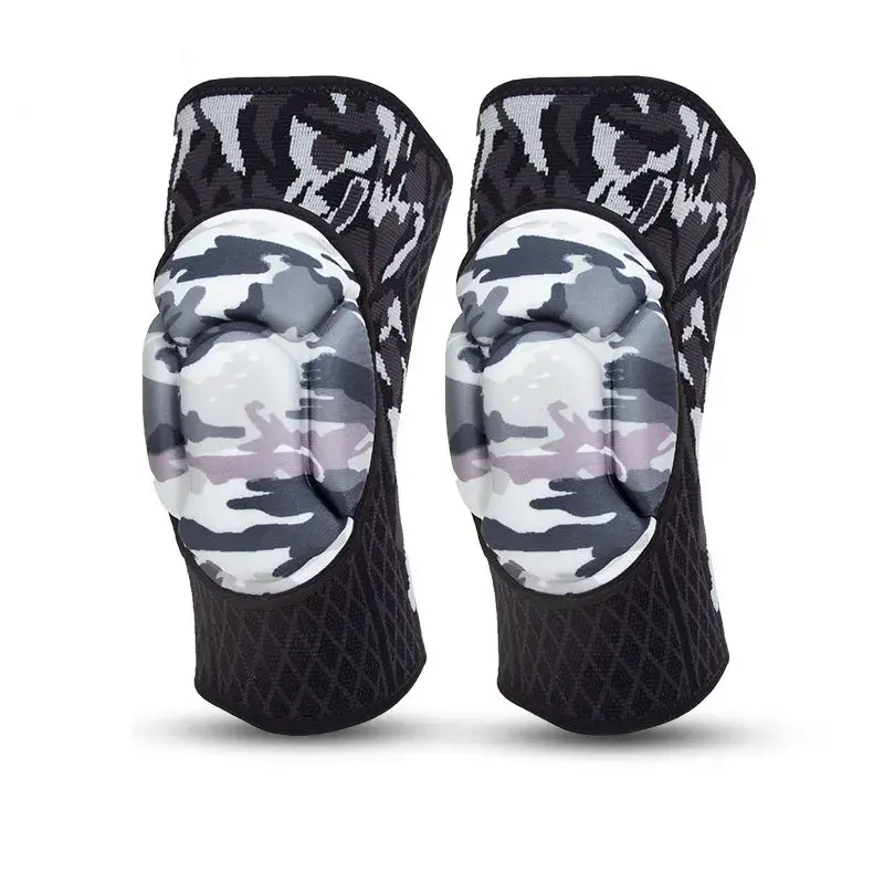 Custom Gym Elastic Knee Support Belt Brace Wraps Colorful Knitted Copper Compression Knee Sleeves