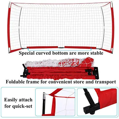 Folding Soccer Goal Set, Football Practice Training Net Soccer Goal, Football Goal Net