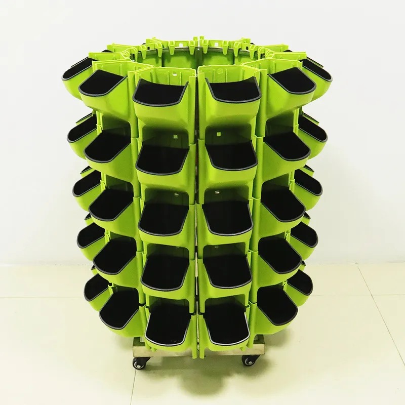 Movable Plant Wall Greening Balcony Vegetable Planting Pot Resin Plastic Combination Flower Pot