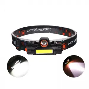 Multi-function USB charging LED COB headlight