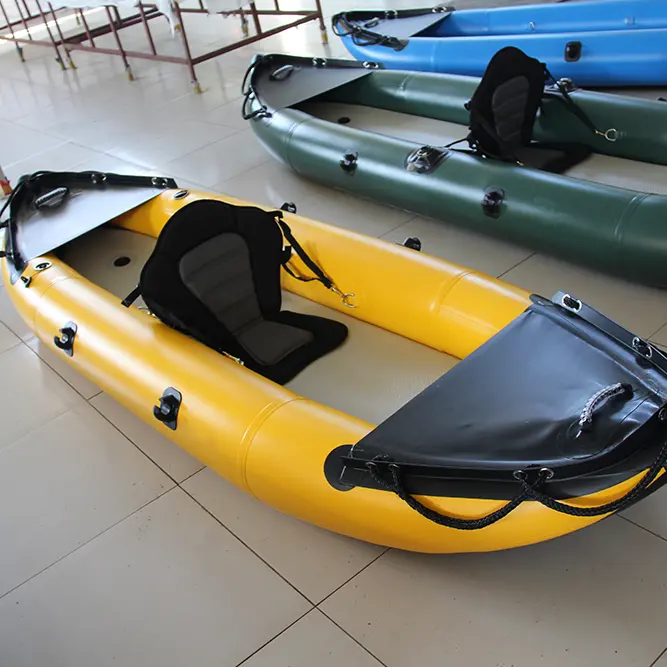 Top Popular PVC rowing boats kayaks custom size 3M 4M Inflatable Fishing Boat with all accessories