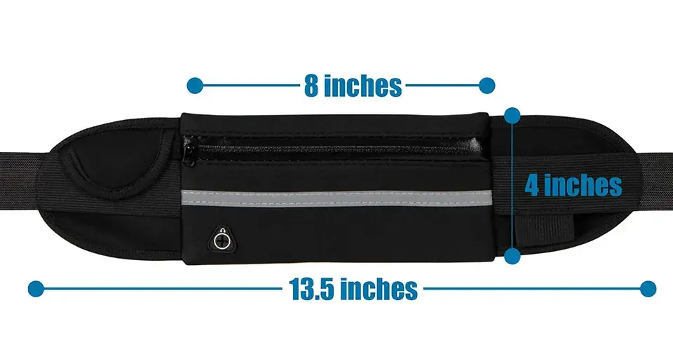 Outdoor Sports Running Jogging Waist Bag Breathable Phone Waist Belt Pack Fitness Elastic Fanny Pack