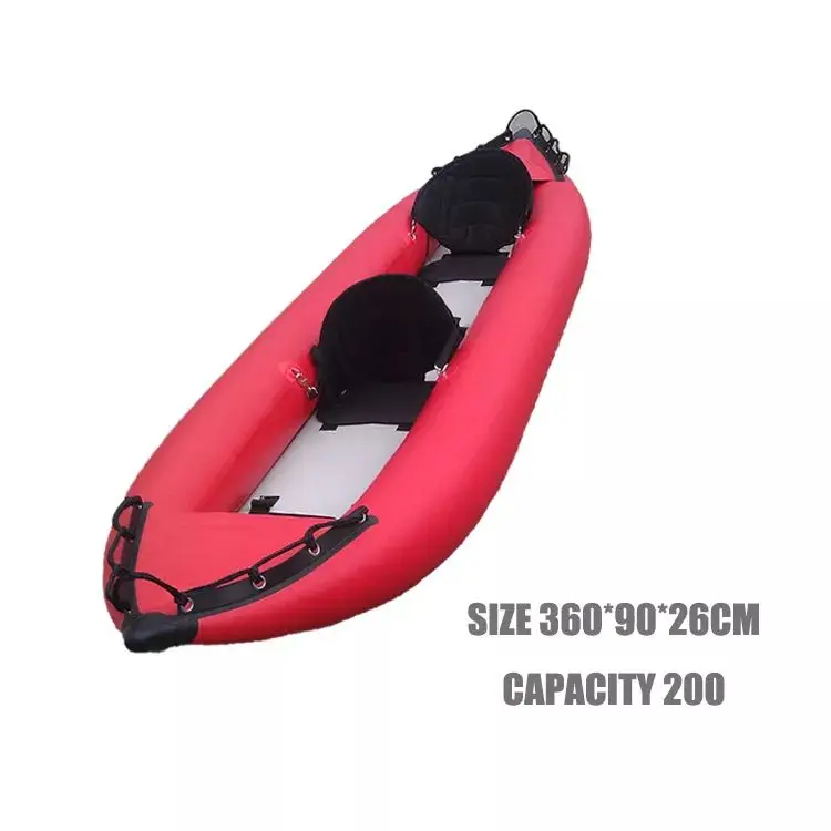 Top Popular PVC rowing boats kayaks custom size 3M 4M Inflatable Fishing Boat with all accessories