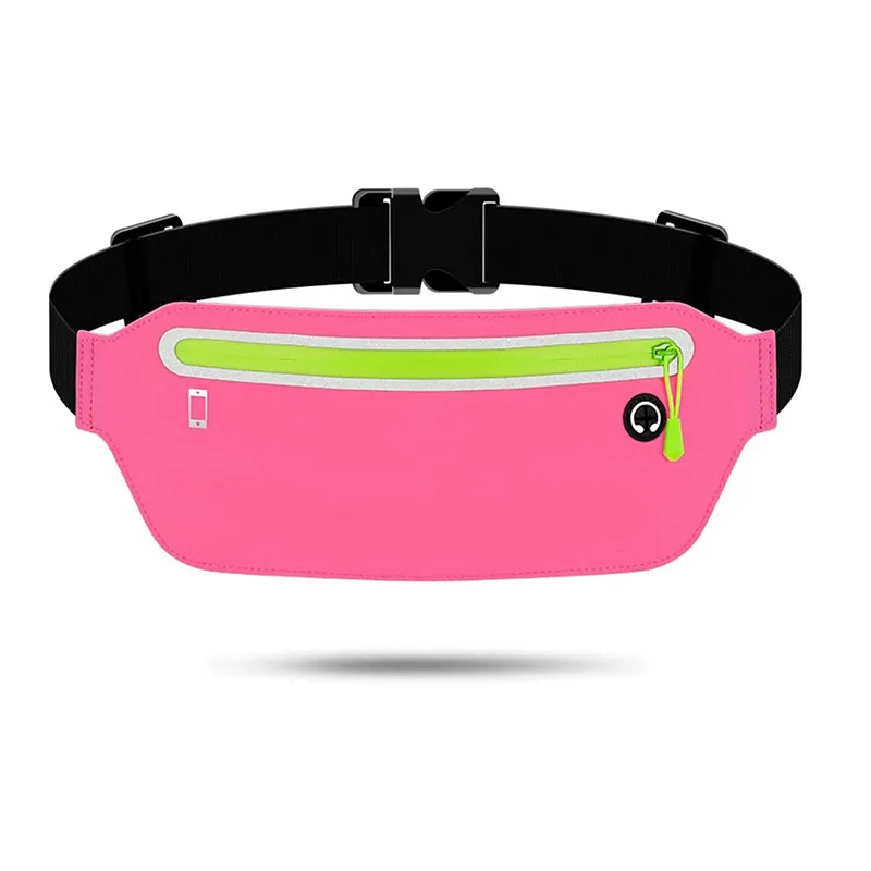 fashion colorful slim fanny wait bag for man women waterproof OEM large running belt for mobile