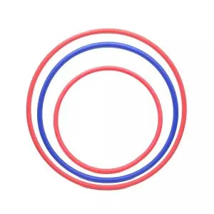 Cheap Metallic Rythamic Gymnastic Hula Fitness Ring Circle Hoops Toy Kids Hula Hoops Small For Children