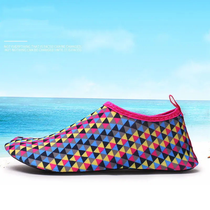 Factory Water Proof Sports Water Sport Shoe Barefoot Print Quick Dry Breathable Beach Shoes