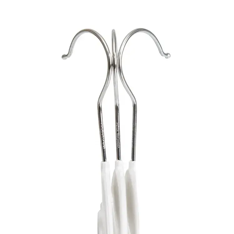 Fashion Plastic Hangers with Non-Slip Pads Space Saving Easy Slide Hangers
