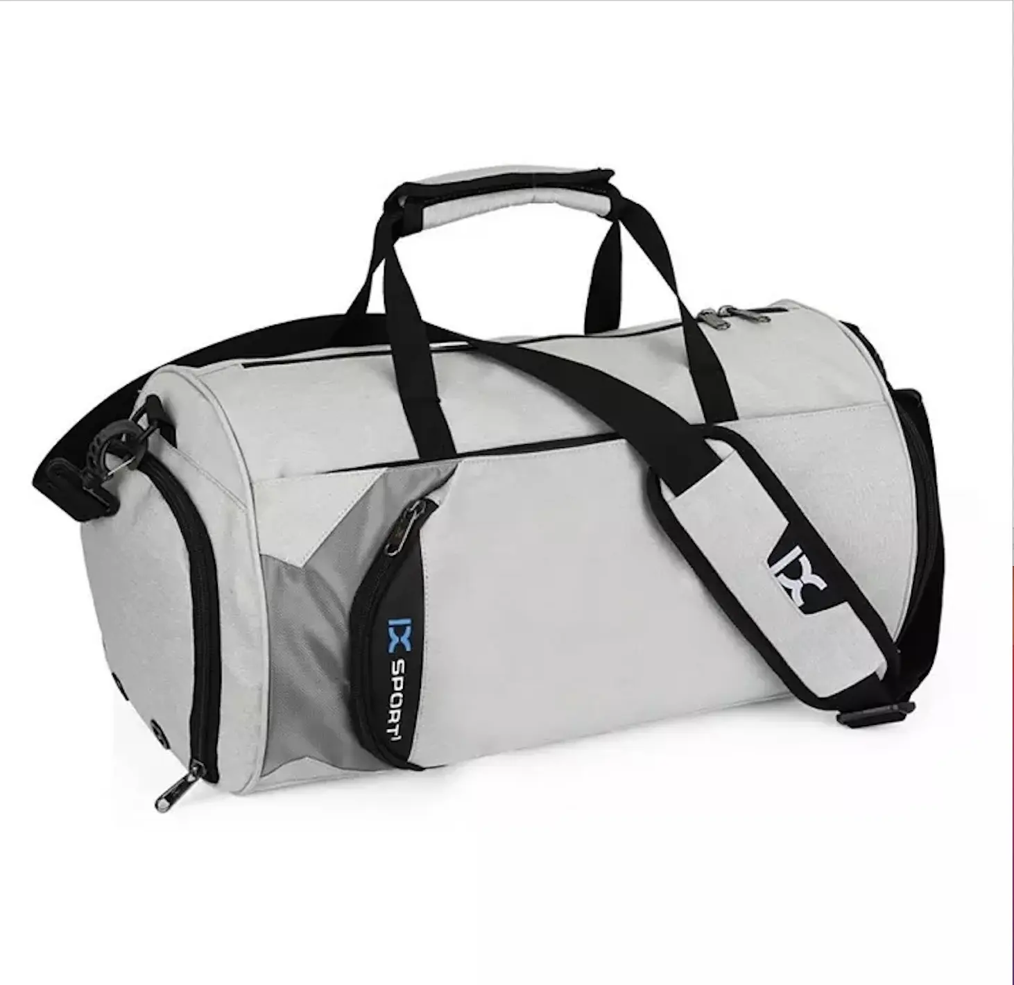 customized large capacity waterproof sports gym bags men women travel duffel bag with shoe compartment Featured Image