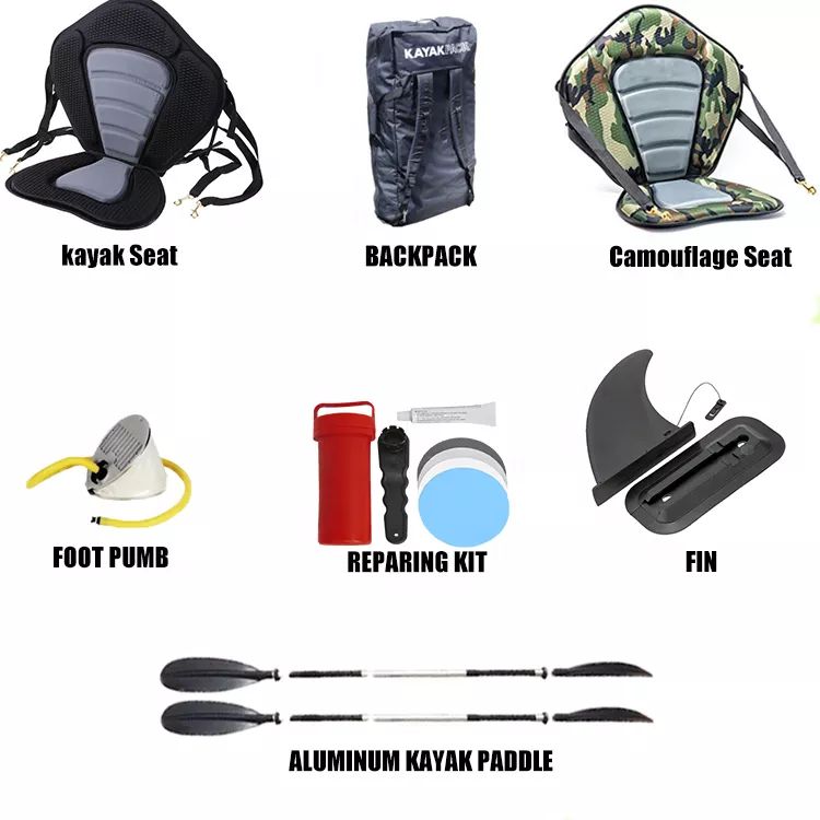 Top Popular PVC rowing boats kayaks custom size 3M 4M Inflatable Fishing Boat with all accessories (3)