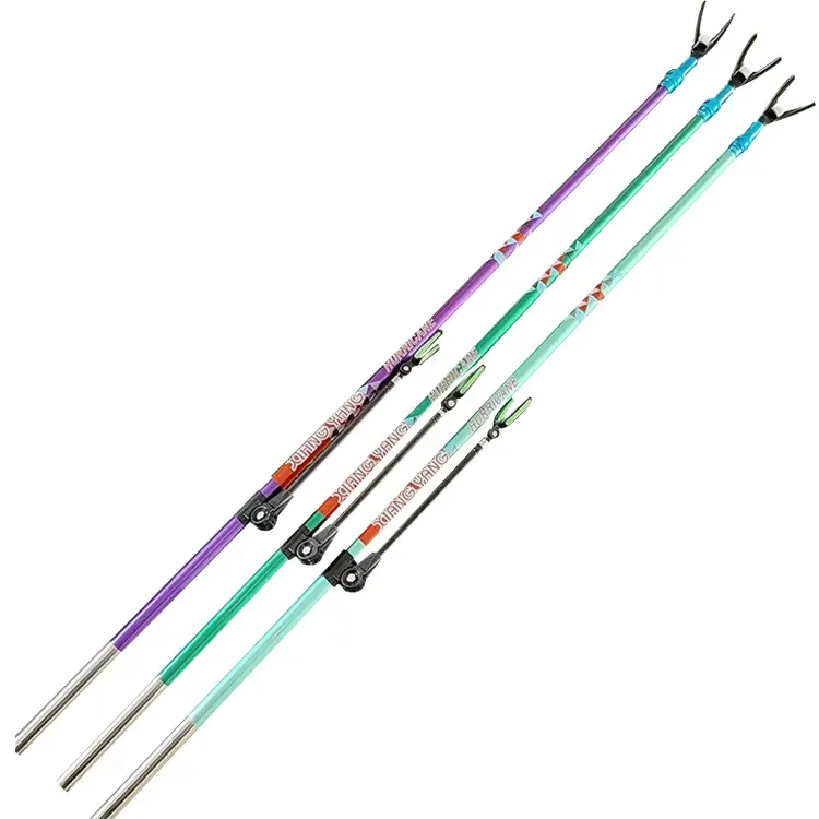 Carbon Bracket Rod Ultralight Ultra Hard Rod Holder Battery Fishing Box Fishing Chair Universal Desktop Fishing Ground Plug Telescopic Positioning 2.1 metres