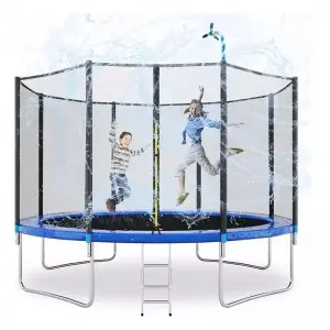 Outdoor trampoline gymnastics for kids and adults, gymnastics jumping training for outdoor sports, large outdoor trampoline
