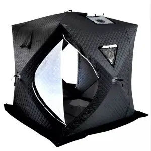Pop Up custom Outdoor sauna tent room portable Square hiking insulated camping ice cube winter fishing tent winter hot tent