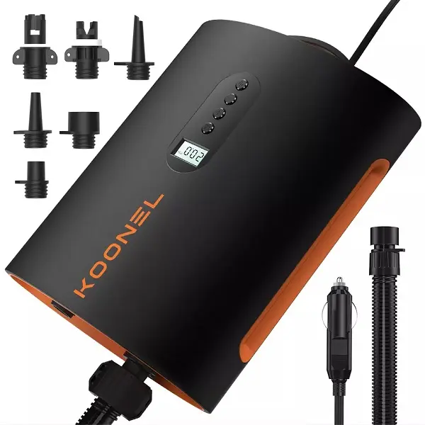 Share High quality factory price surfing inflatable sup paddle board kayak accessories pump electrical air pump Featured Image