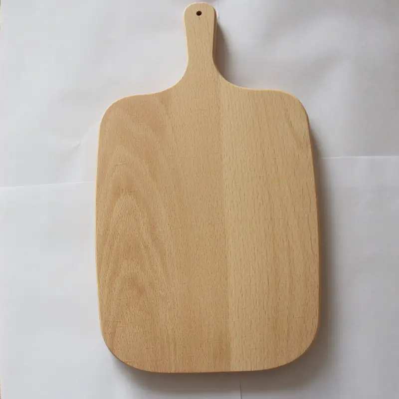 Beech cutting board, pizza board, hanging cut fruit, cutting board, handle, wooden cutting board, solid wood cutting board, one piece dropshipping