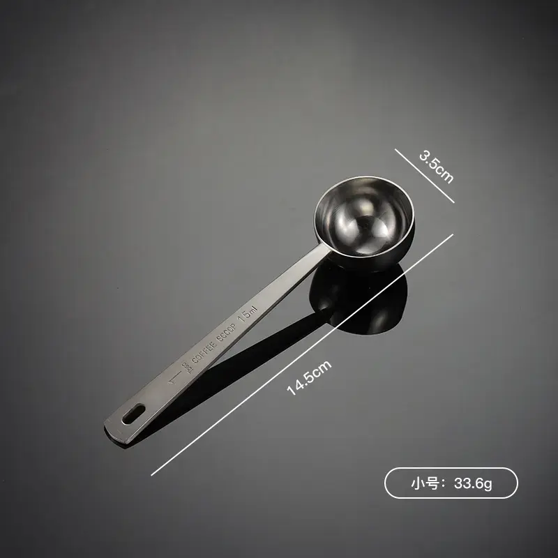 Stainless Steel Silver Welding Measuring Spoon with Handle Titanium Plated Gold Colorful Kitchen Baking Supplies