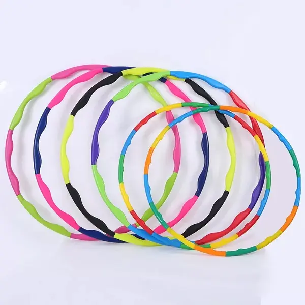 Detachable Adjustable Exercise Plastic Large Toy Hoop for Sports and Playing Weighted Hoola Hoop Featured Image