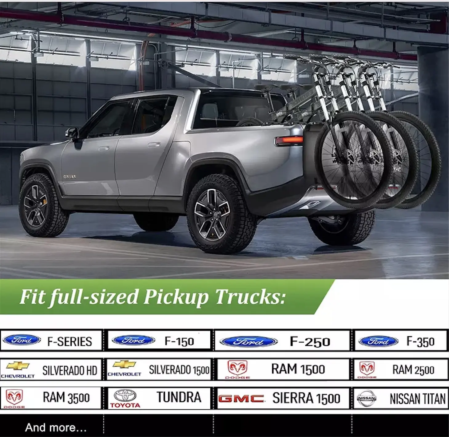 High Quality Tailgate Bike Cover with Utility Ring with Secure Frame Straps Carry up to Six Bikes Tailgate Bike Pads