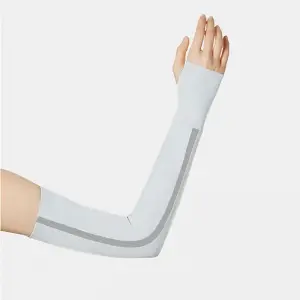 Oem Odm Custom Logo Sustainable Breathable Sun Protection Compression Kids Sports Arm Sleeves