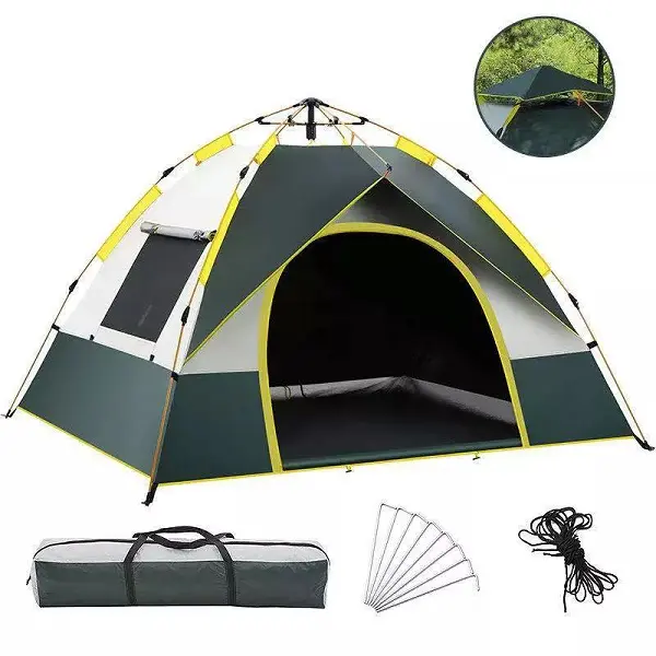 NQ sport Outdoor Waterproof 1-2 /3-4 person Hiking Beach Folding Automatic Popup Instant Hunting Camping Tent Featured Image