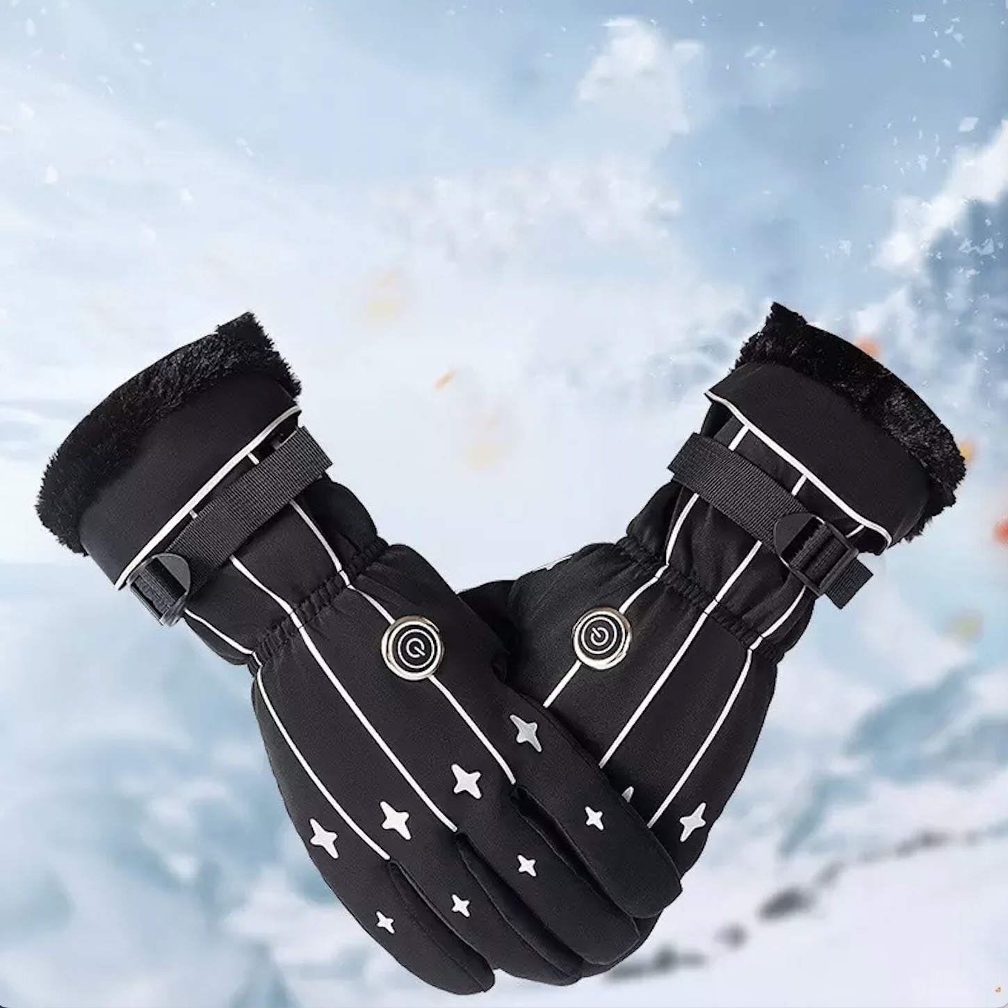 Motorbike Winter Water Proof Heated Gloves Production Machine Electric Safety Heated Gloves