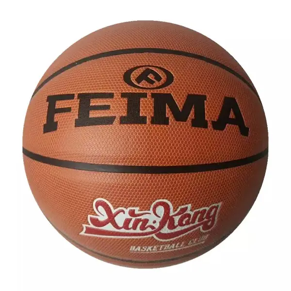 Durable PU Leather Basketball Ball Size 7 With Custom Logo Printing Match Basketball