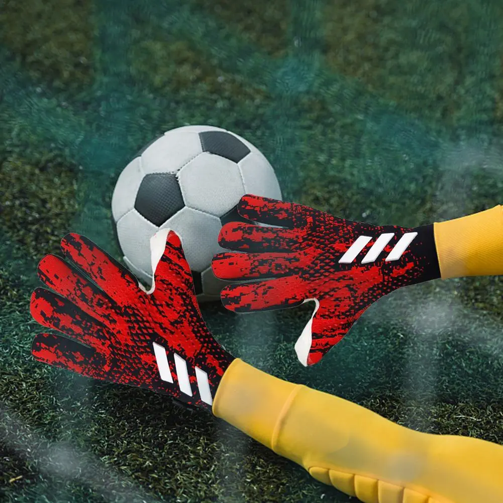 Breathable latex training football soccer Goalie Gloves Goalkeeper glove for adults