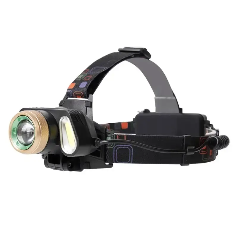 High power aluminum alloy rechargeable LED headlights