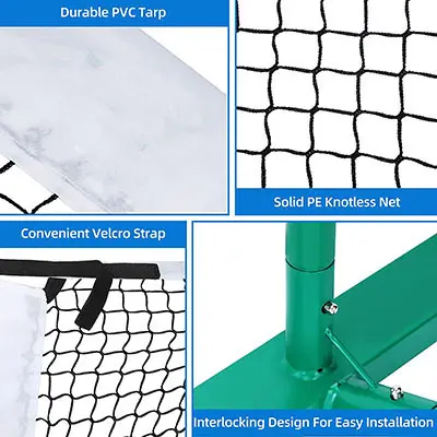 Latest Design Outdoor Swift Retractable Portable Pickleball Net Manufacturer In China