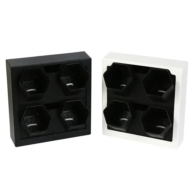 New Design Self-Watering Planter for The Home Artist of Green Wall 4 Pots Wall Planter