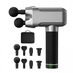 Fascial instrument gun holding professional massage muscle soothing double head massage gun