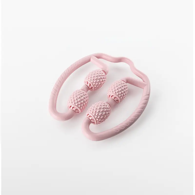Ring Leg Clamp Massager Relaxing Leg Shaping Roller Roller Stick Yoga Four-Wheel Massager Ring Clamp Calf Equipment