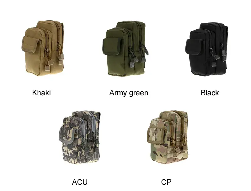 Waist Fanny Pack Phone Belt Pouch Bag With Detachable Outdoor Camping Hiking Pouch