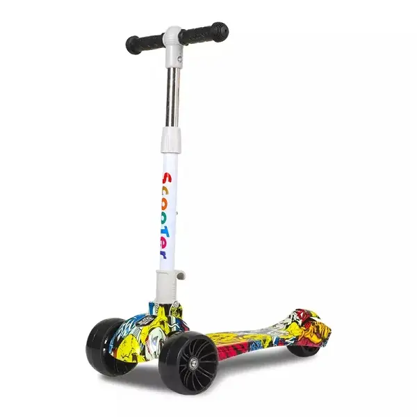 2021 Wholesale Baby Scooter for 3 Wheel Nadle Children’s Ride on Car Cheap Kids Children Scooter for Sale with Music 3 in 1 503