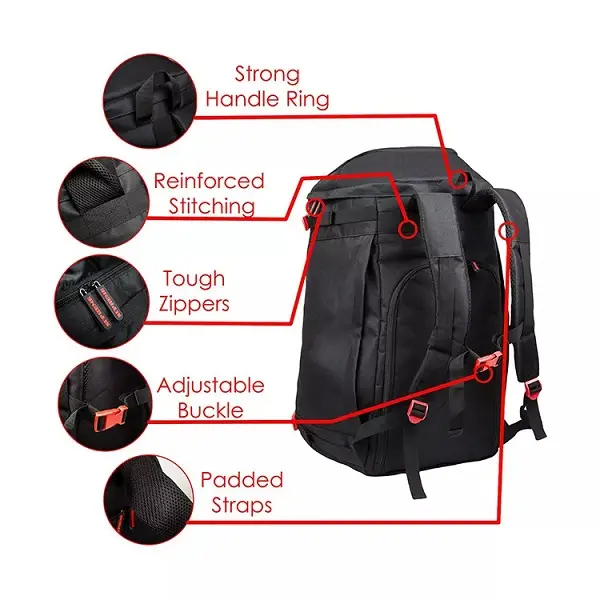 Multifunction Ski Boot Bag Backpack For Helmet Snowboard Ski Glasses