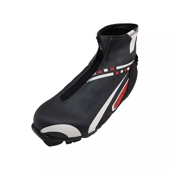 Professional OEM/ODM outdoor leather sport winter snow skiing board rubber sole snow boot skates