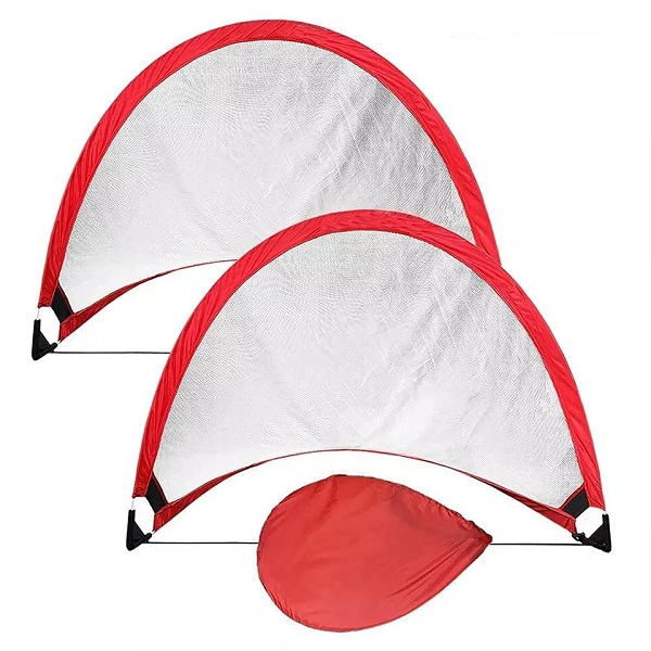 post portable foldable football accessories soccer ball Nets training equipmenballs door pop up goal Featured Image