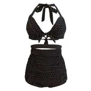 Beachwear high waist back push a swimsuit