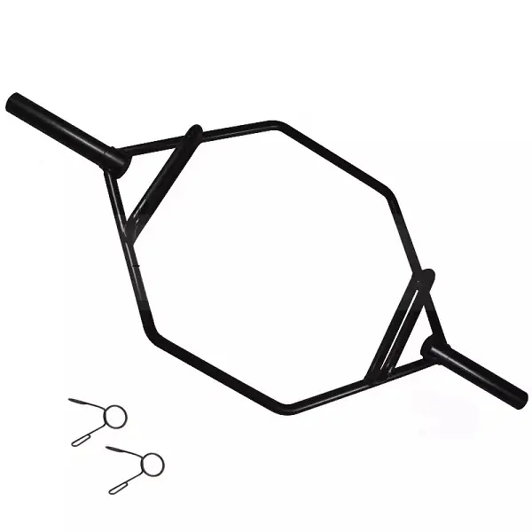 Training Weight lifting Hexagon Hexbar Standard 1 Inch Deadlift Hex Barbell Trap Bar Featured Image