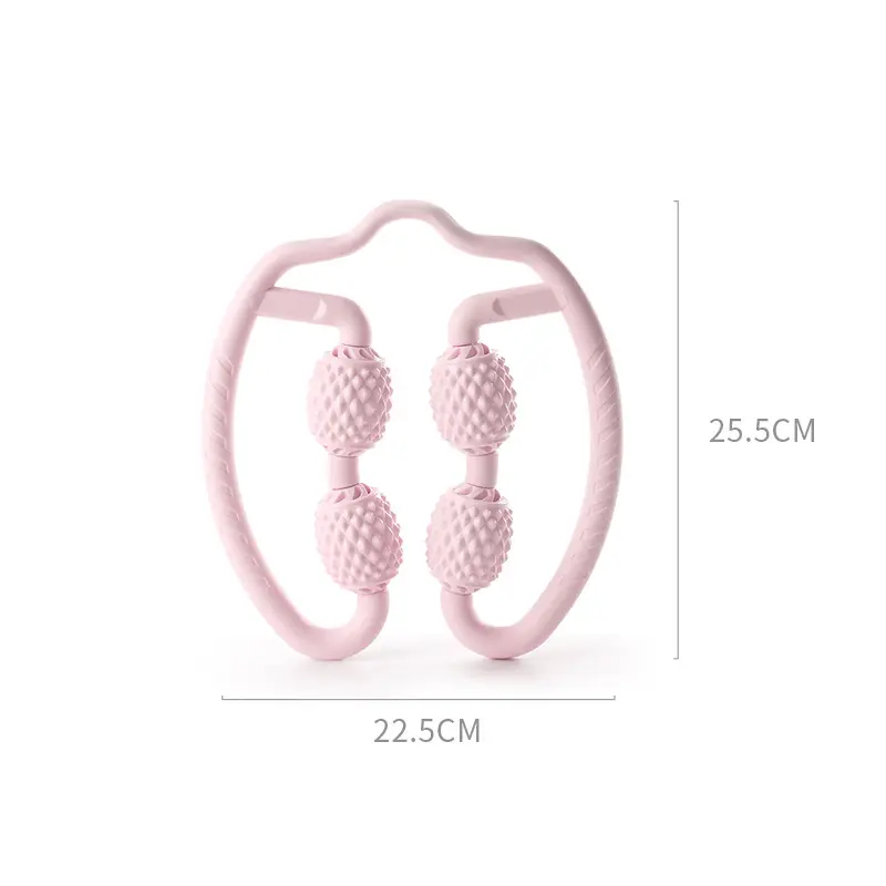 Ring Leg Clamp Massager Relaxing Leg Shaping Roller Roller Stick Yoga Four-Wheel Massager Ring Clamp Calf Equipment Featured Image